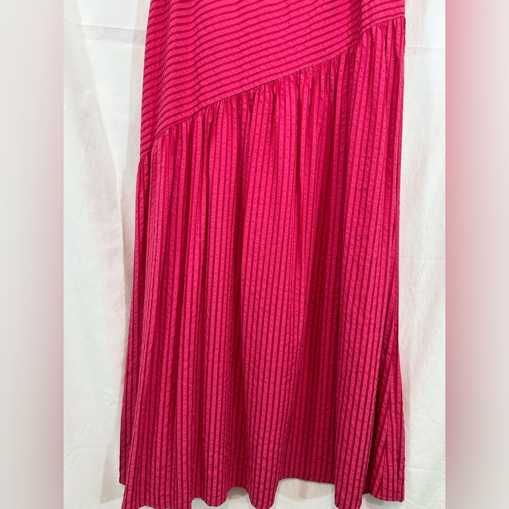 Adelyn Rae Desi Textured Colorblock Striped Dress NWT Size M - Picture 4 of 11